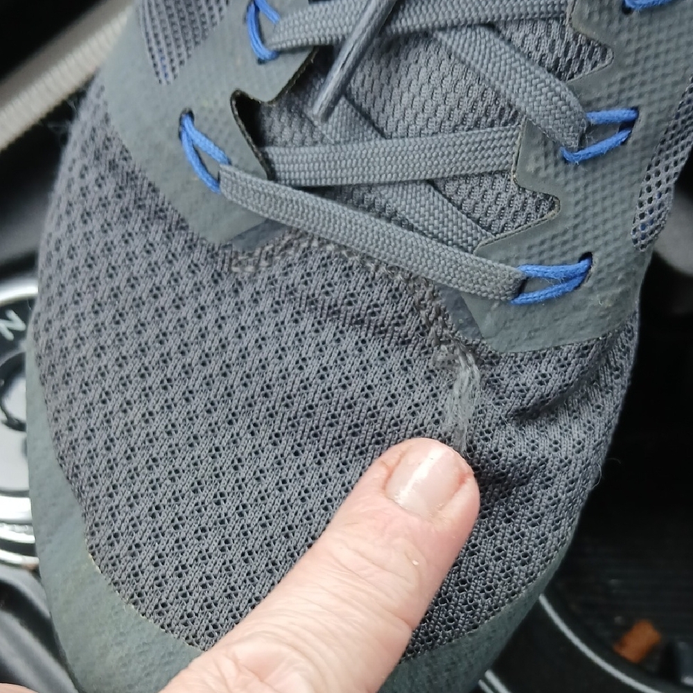 Nike Gray and Blue Athletic Shoes - Picture 4 of 4